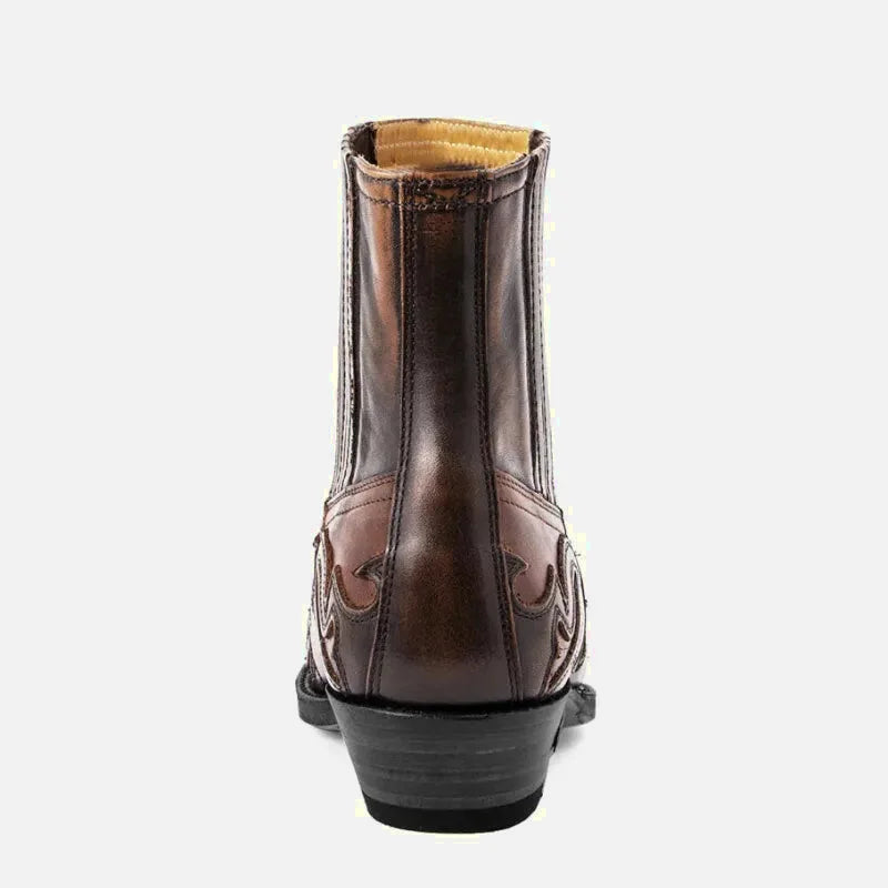 TOMMY Mens Cowboy Boots - Yehaw | Brown